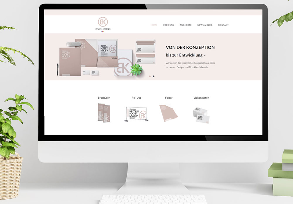 Willkommen auf unserer neuen Webseite | druckunddesign.co.at